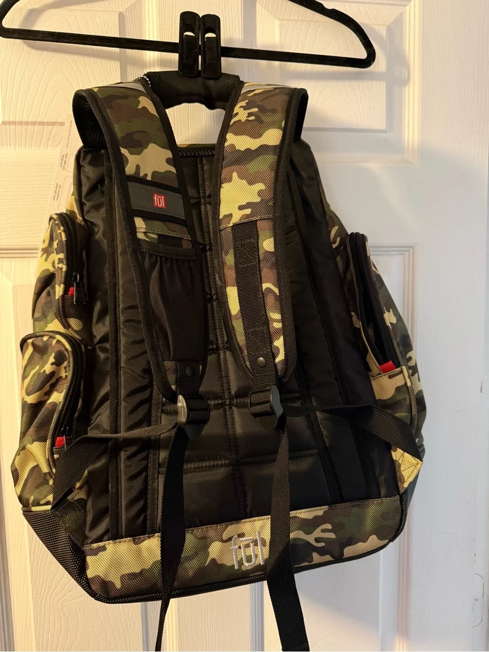 #820 NWT FUL Refugee Woodland Camo Laptop Backpack 15” Tech Travel Bag
